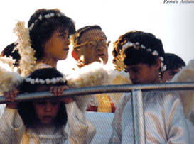 Pedro Cerri no Corpus Christi em 1985