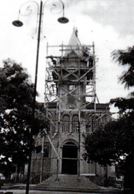 Reforma da Matriz em 1949